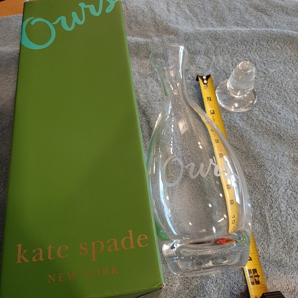 Kate Spade Ours Crystal Decanter